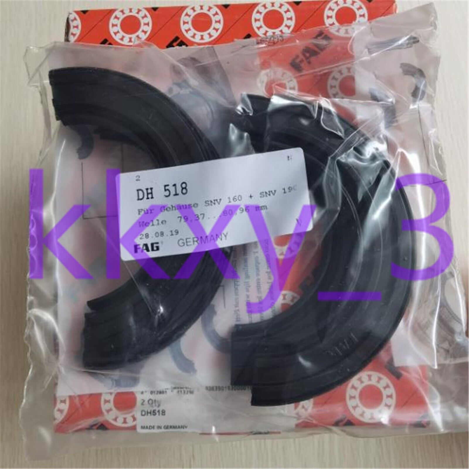 New FAG DH518 Bearing Special Sealing Rubber Ring - FAG