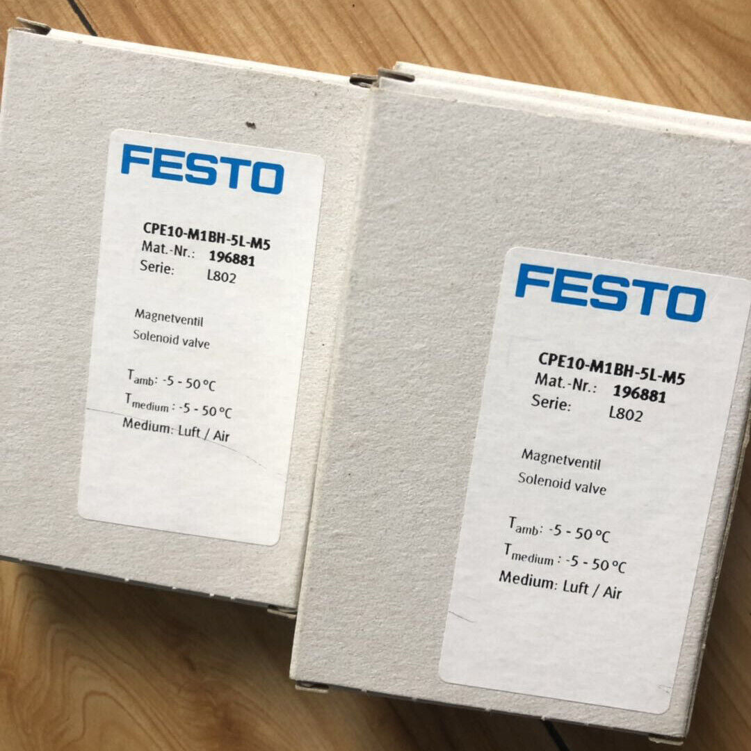 Festo Solenoid Valve CPE10-M1BH-5L-M5 196881 - FESTO