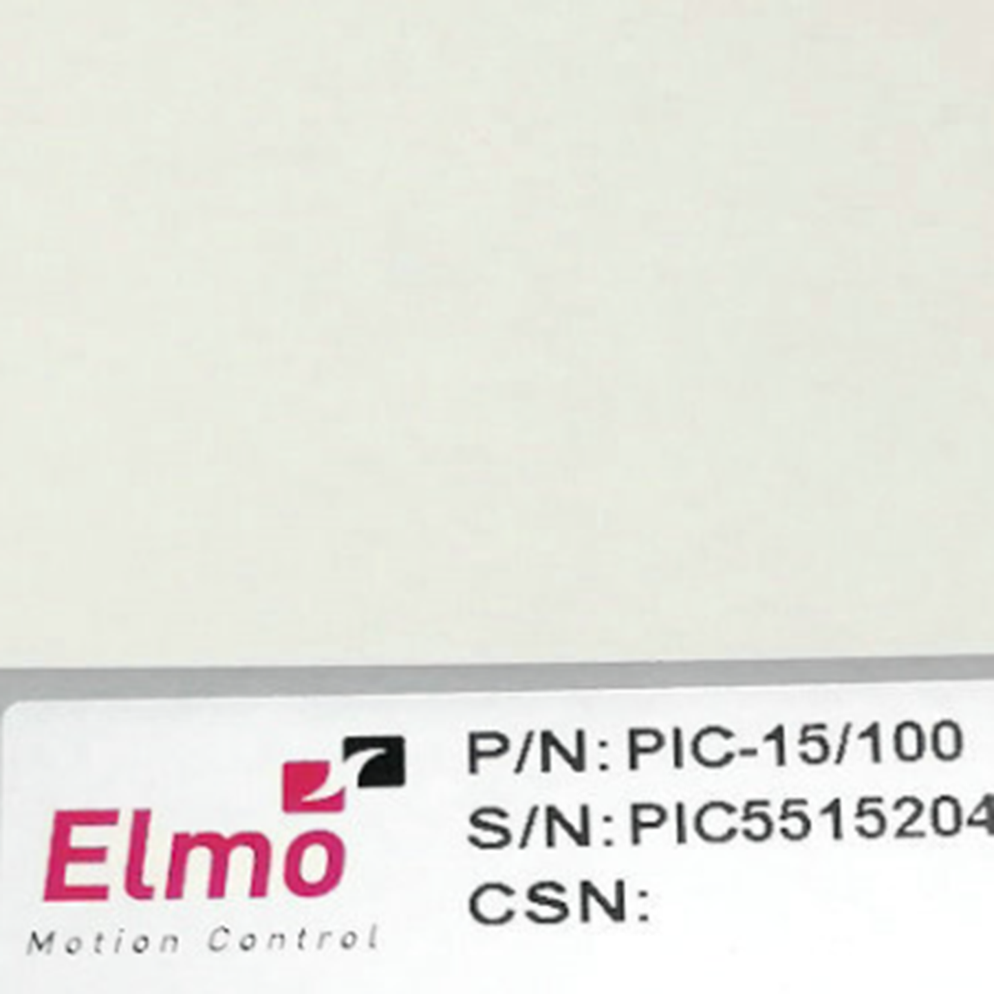 ELMO PIC-15-100 Power Supply Module - ELMO