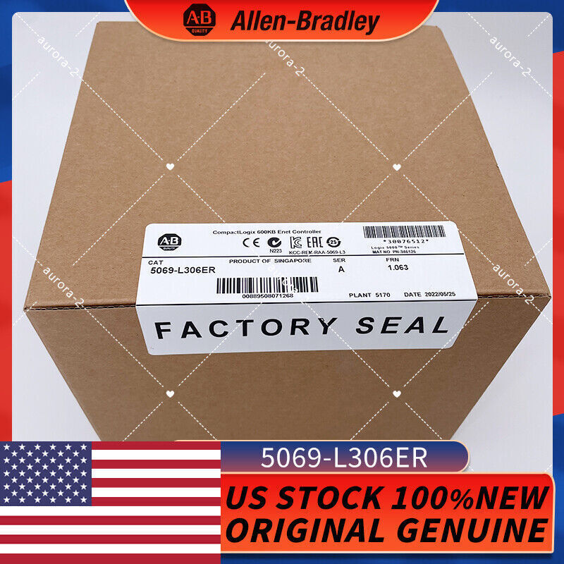 Allen-Bradley CompactLogix 5380 Controller 5069-L306ER Factory Sealed - ALLEN-BRADLEY