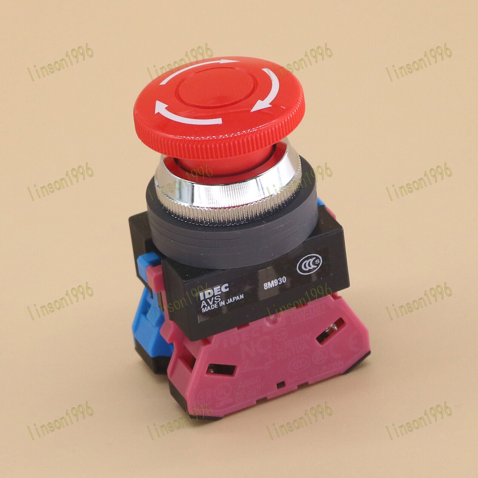 new  IDEC Emergency Stop Button Switch AVS311NR Fast Delivery IDEC