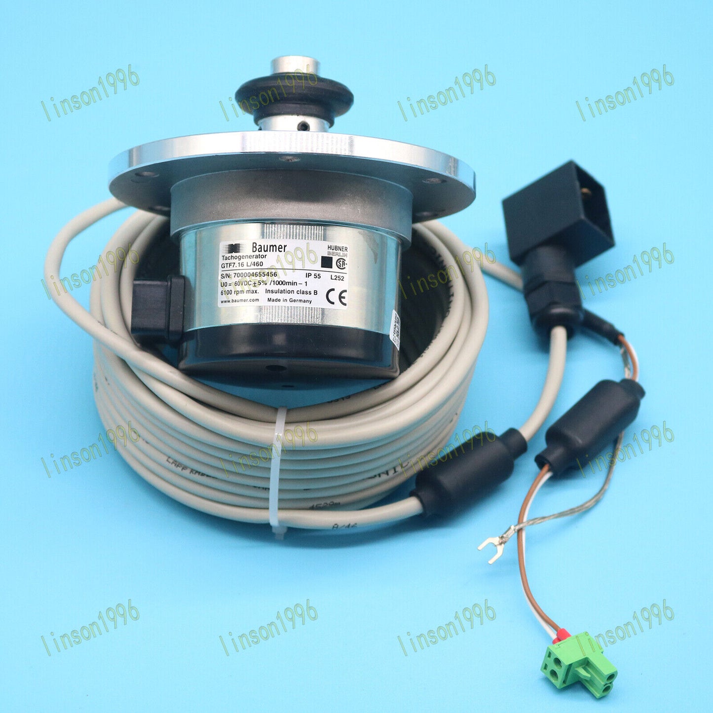 1PC Tachogenerator HUBNER GTF7.16L/460 KONE - HUBNER