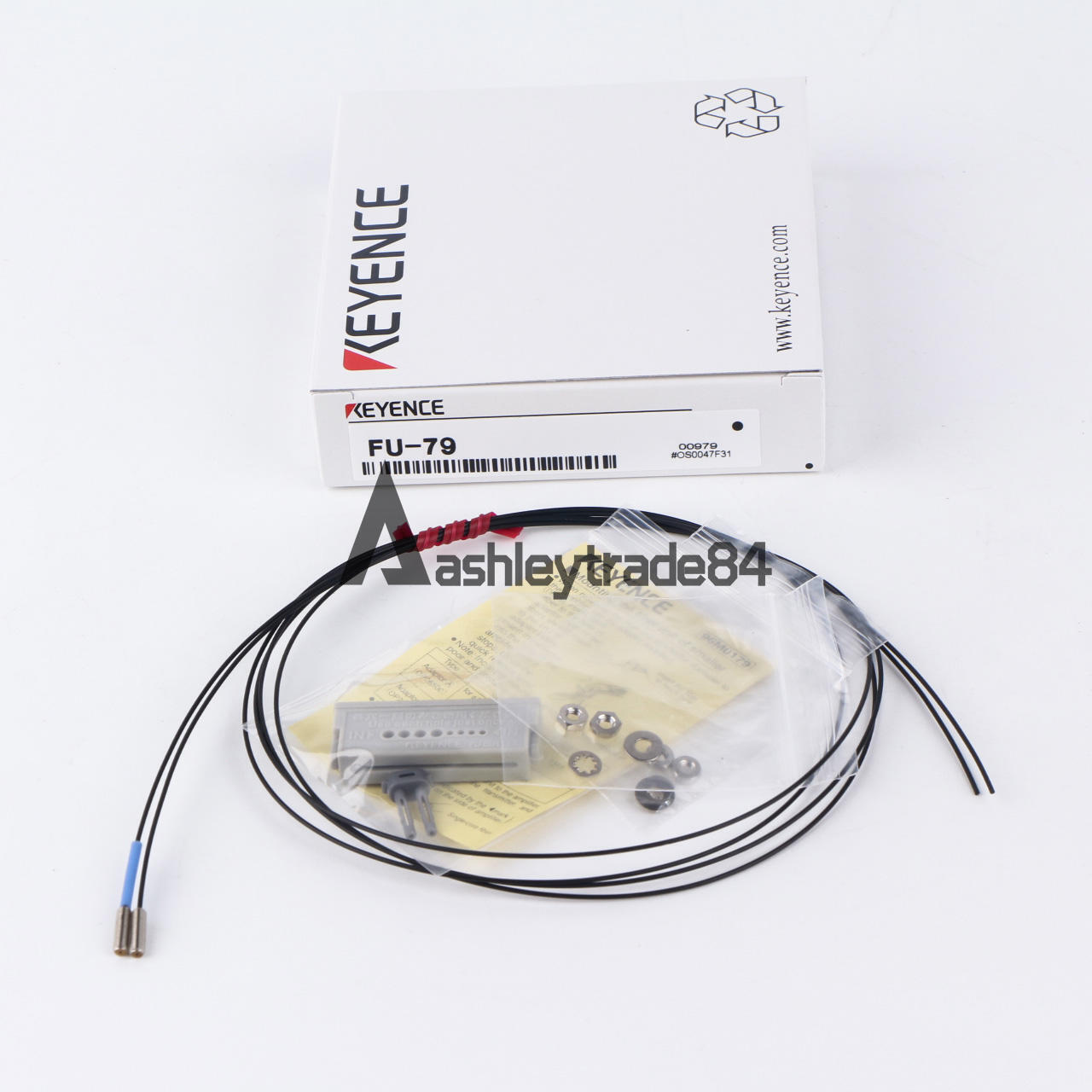 new ONE  KEYENCE FU-79 Digital Fiber Optic Sensor FU79