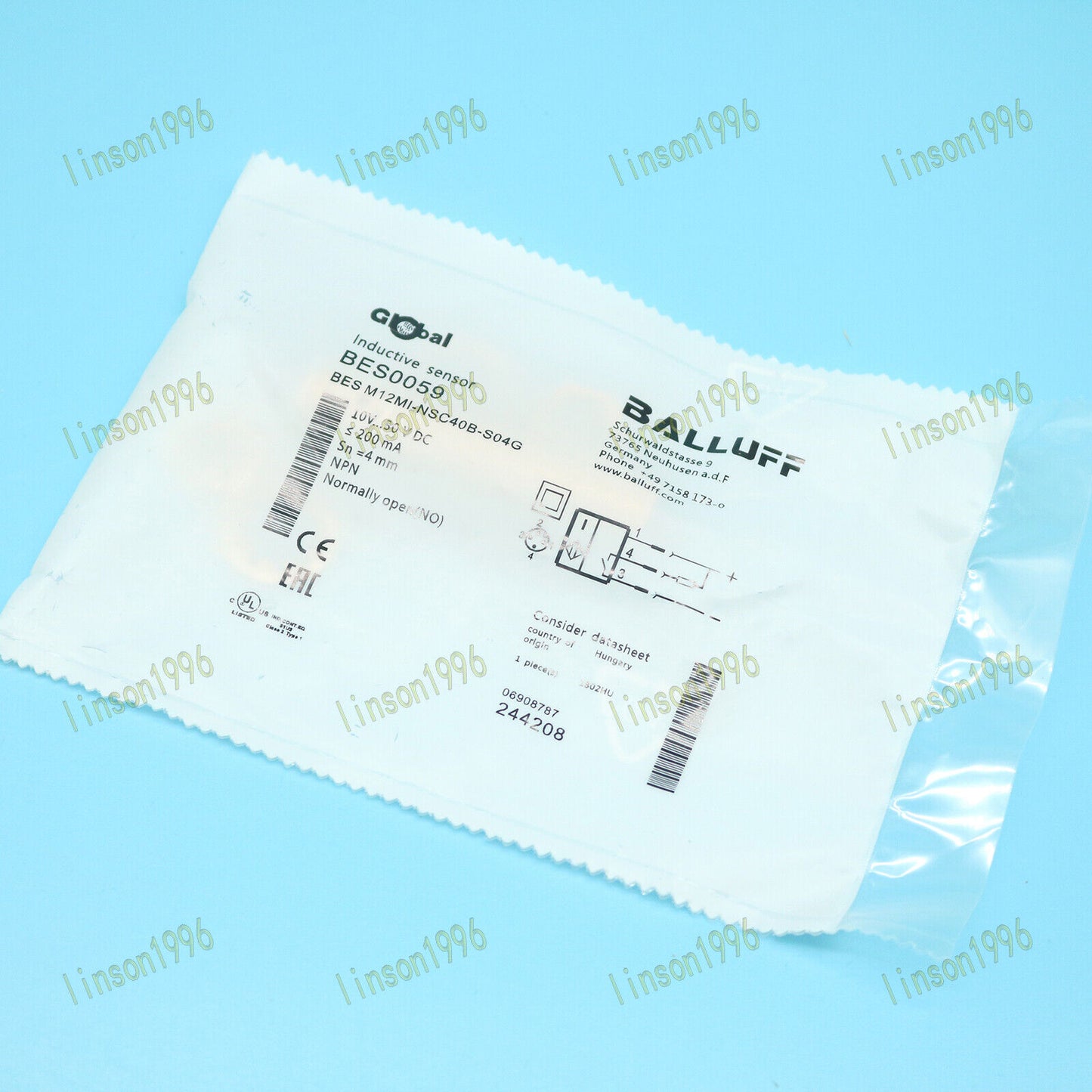 Balluff BES M12MI-NSC40B-S04G Proximity Switch - BALLUFF