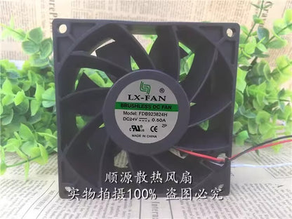 LX-FAN FDB923824H DC24V 0.50A 90*90*38MM 3-Wire Cooling Fan