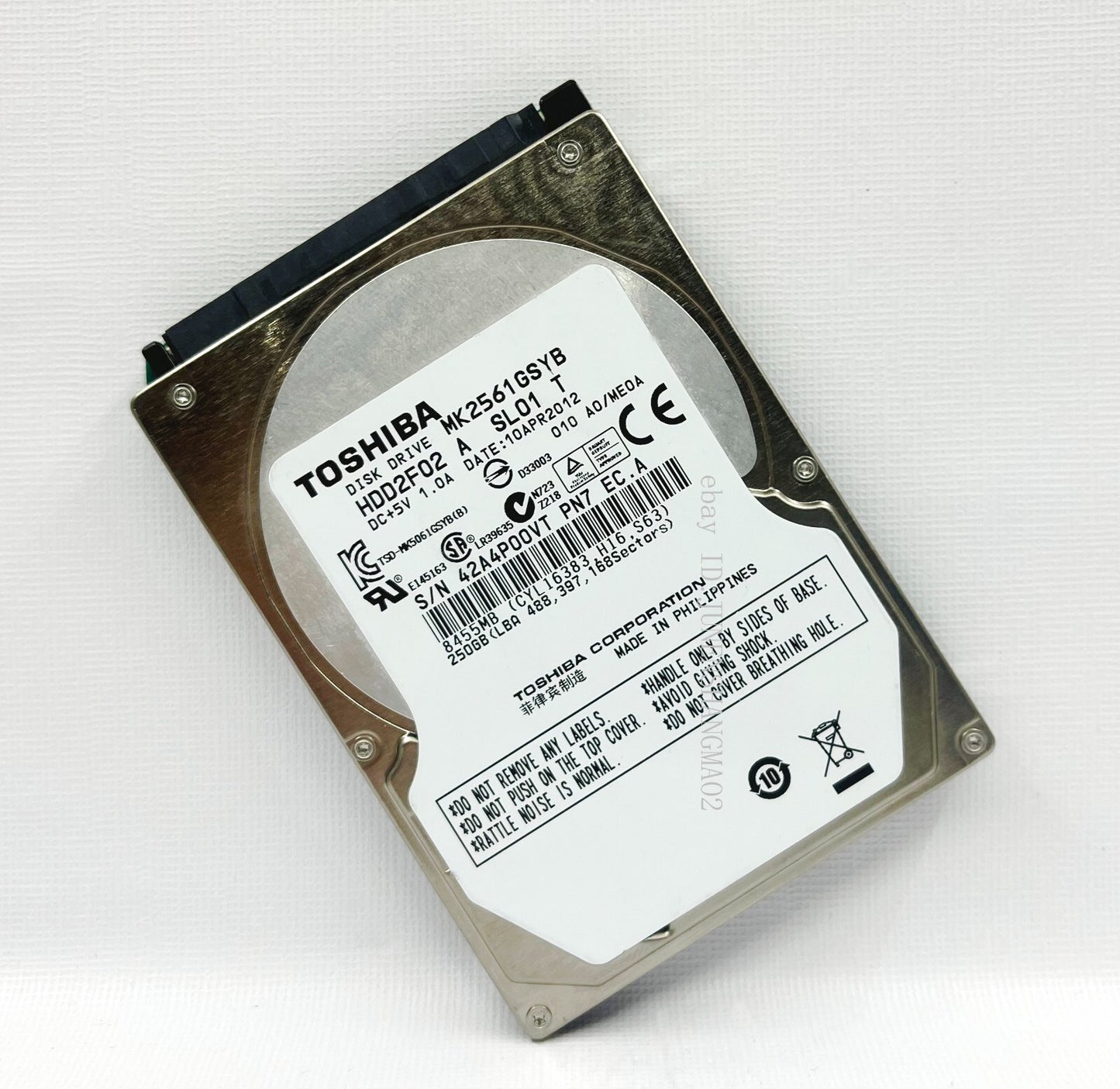 Toshiba 250GB MK2561GSYB SATA 2.5-inch industrial computer dedicated hard drive
