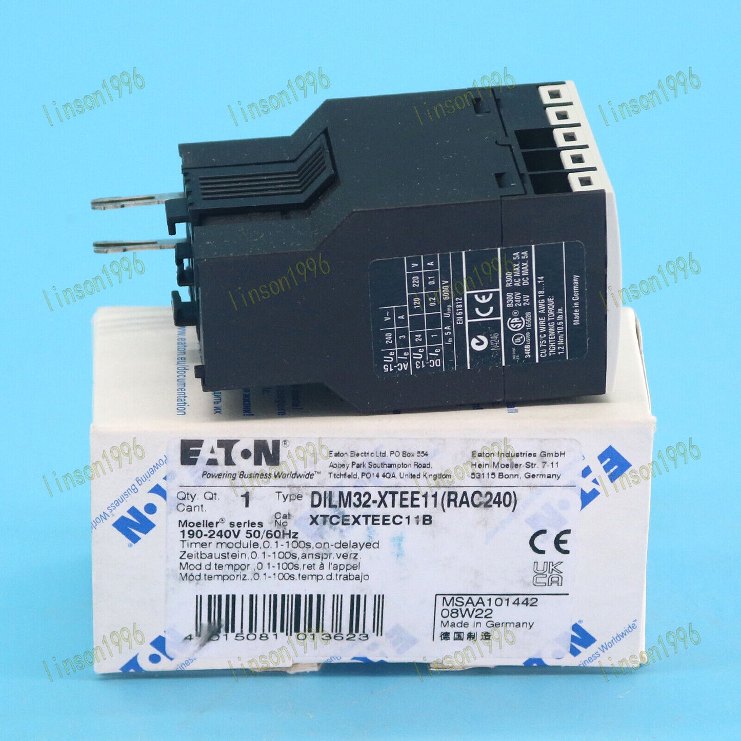 1PC Eaton Moeller DILM32-XTEE11 Fast Ship - EATON MOELLER