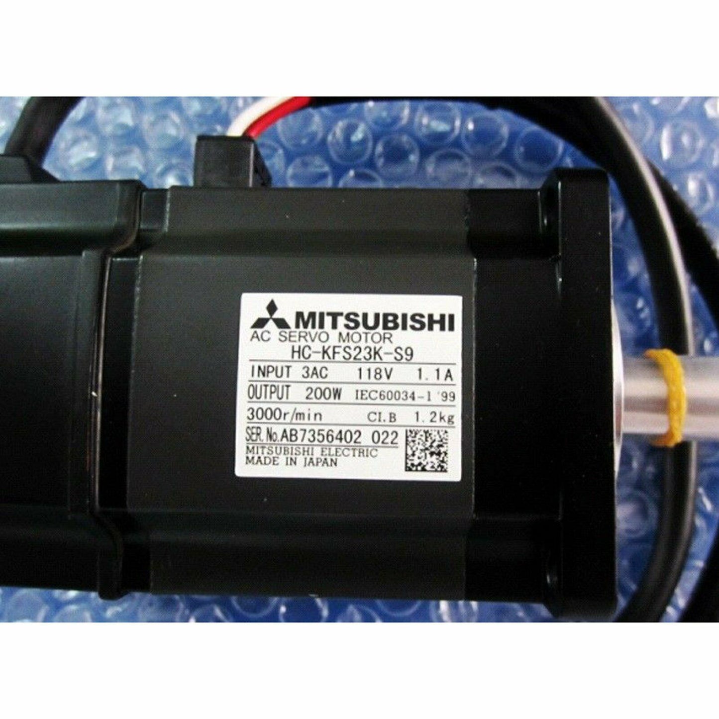 Mitsubishi Servo Motor HC-KFS23K-S9 FAST SHIP - MITSUBISHI