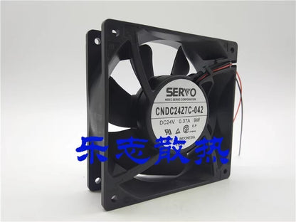 SERVO CNDC24Z7C-042 12038 DC24V 0.37A 9W 2-Wire Inverter Cooling Fan