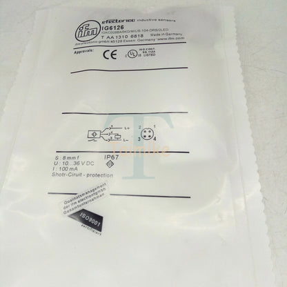 1PCS IFM IG6126 IGKC008BASKG/M/US-104-DRS/2LED Proximity Switch