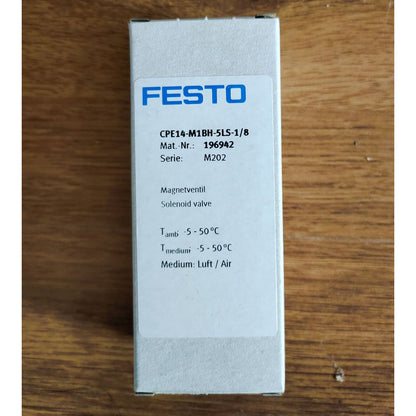 FESTO CPE14-M1BH-5LS-1/8 Solenoid Valve - FESTO