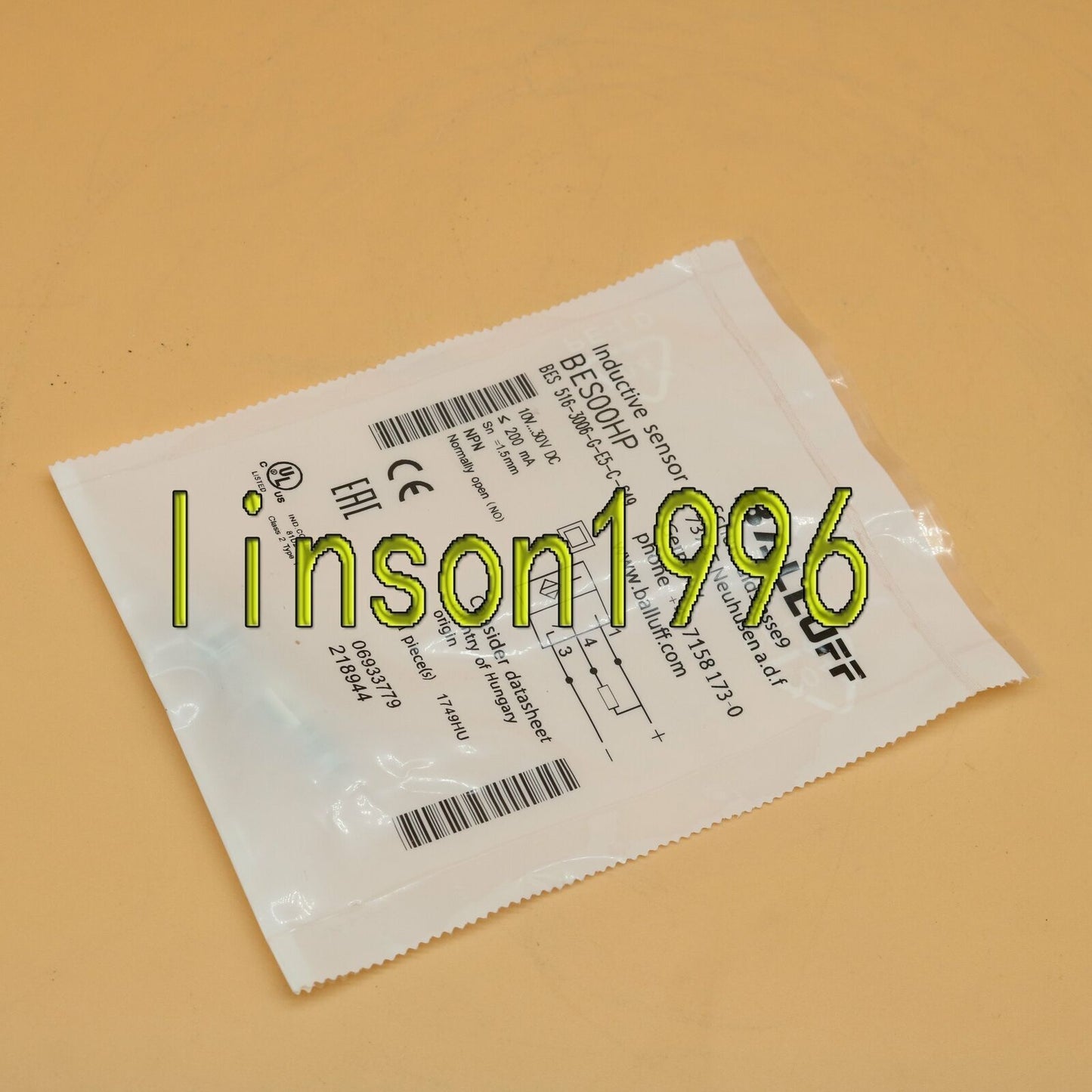 1-PC Balluff Proximity Switch SPOT STOCKS - BALLUFF