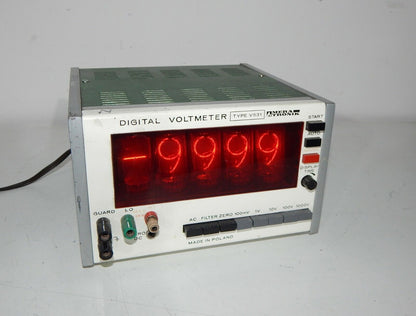 Used Measuring Device Digital Voltmeter V531 MERATRONIK NIXIE tube - MERATRONIK