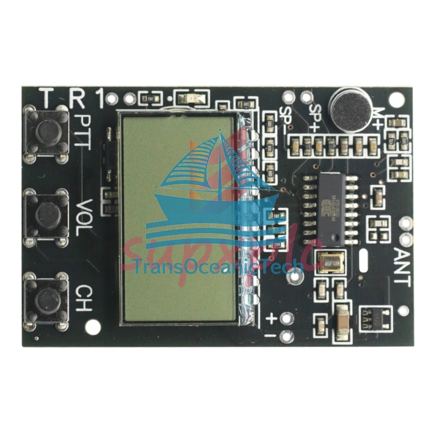 Digital LCD FM Radio Receiver Transmitter Module 27-480MHz Frequency Modulation
