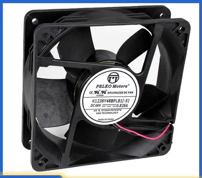 PELKOMOTORS K1238Y48BPLB1 [-5] 12038 DC48V 0.826A Inverter Cooling Fan