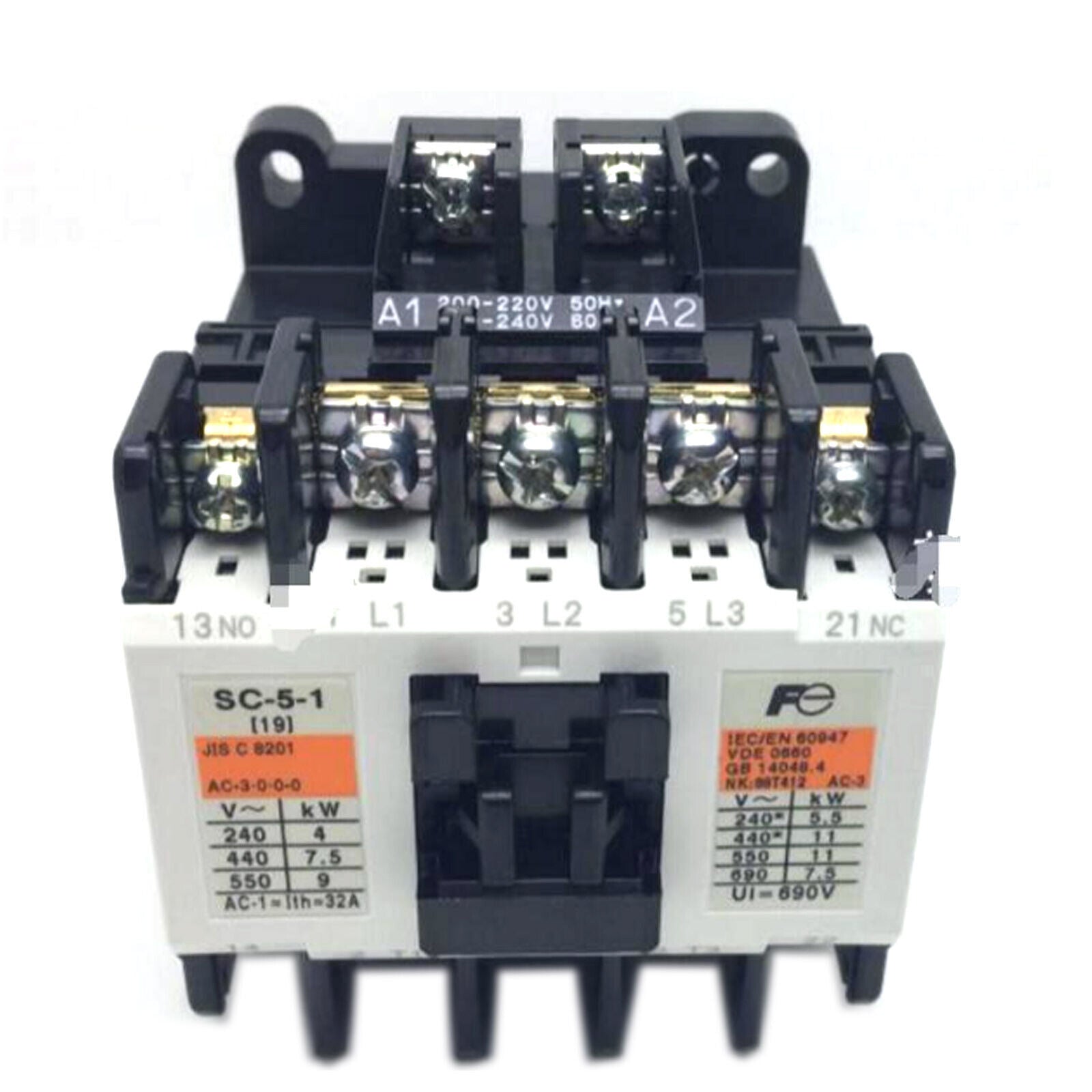 1PC FUJI SC-5-1 AC220V Contactor - FUJI ELECTRIC CO., LTD.