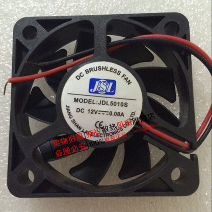 JSL JDL5010S 5010 12V 5CM 50*50*10MM 2-wire notebook cooling fan