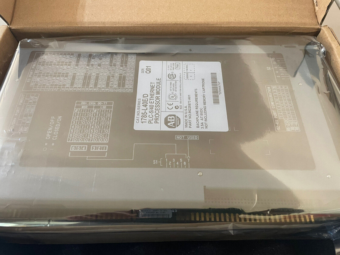 New Allen Bradley 1785-L40E PLC-5/40E EtherNet/IP Controller - KOEED
