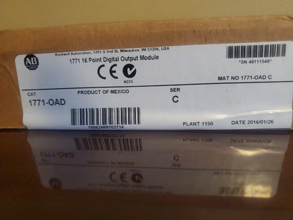 Allen Bradley 1771-OAD Output Module 10-138VAC AB - ALLEN BRADLEY