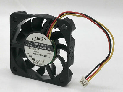 new 1 PCS ADDA Fan AD0412HB-K96 DC12V 0.08A 4008 4CM 3 pin cooling fan