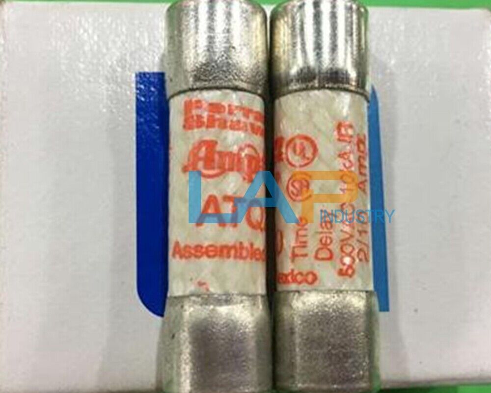 10 Pcs Ferraz Shawmut ATQ2 2A 500V Fuse - New Boxed Set - FERRAZ SHAWMUT
