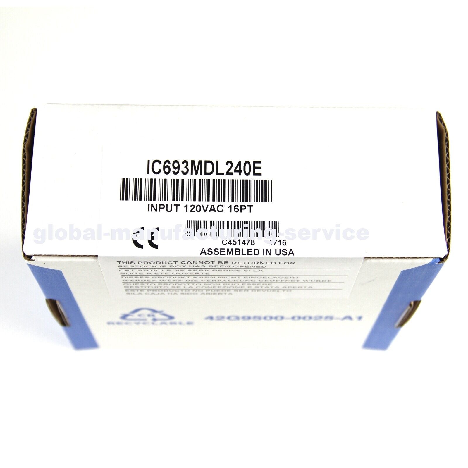 GE FANUC INPUT MODULE IC693MDL240E | GE Fanuc Input Module | GE Fanuc GE FANUC INPUT MODULE IC693MDL240E - GE