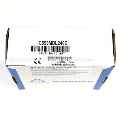 GE FANUC INPUT MODULE IC693MDL240E | GE Fanuc Input Module | GE Fanuc GE FANUC INPUT MODULE IC693MDL240E - GE