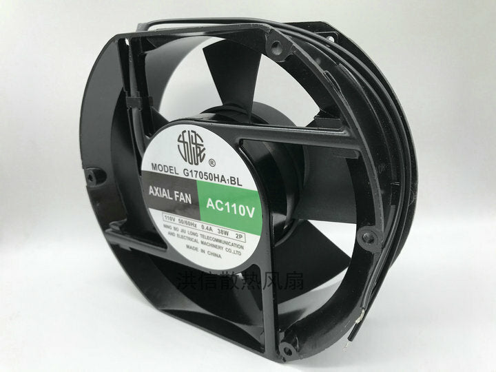 1pcs G17050HA1BL AC110V 0.4A 38W 17251 Chassis Cabinet Cooling Fan