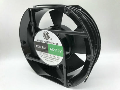 1pcs G17050HA1BL AC110V 0.4A 38W 17251 Chassis Cabinet Cooling Fan