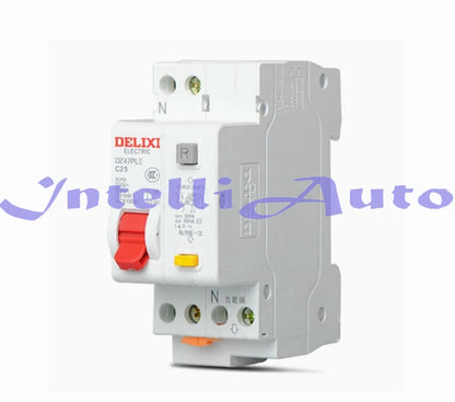 Delixi DZ47PLE Air-Switch Circuit Breaker ,1P+N, C-Type
