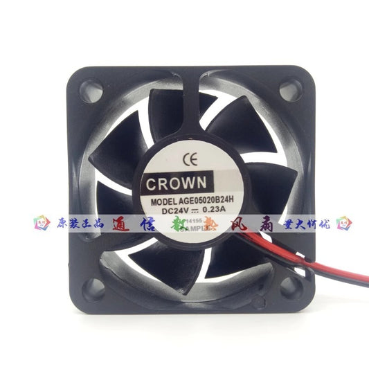 CROWN AGE05020B24H DC24V 0.23A 2-Wire Inverter Cooling Fan