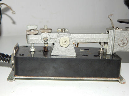 used Russian Military Morse Code Telegraph Key Morse Key - RUSSIAN