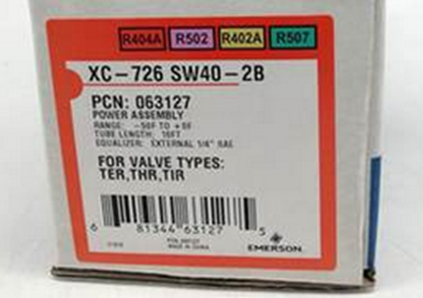 EMERSON Expansion Valve Power XC-726SW40-2B - EMERSON