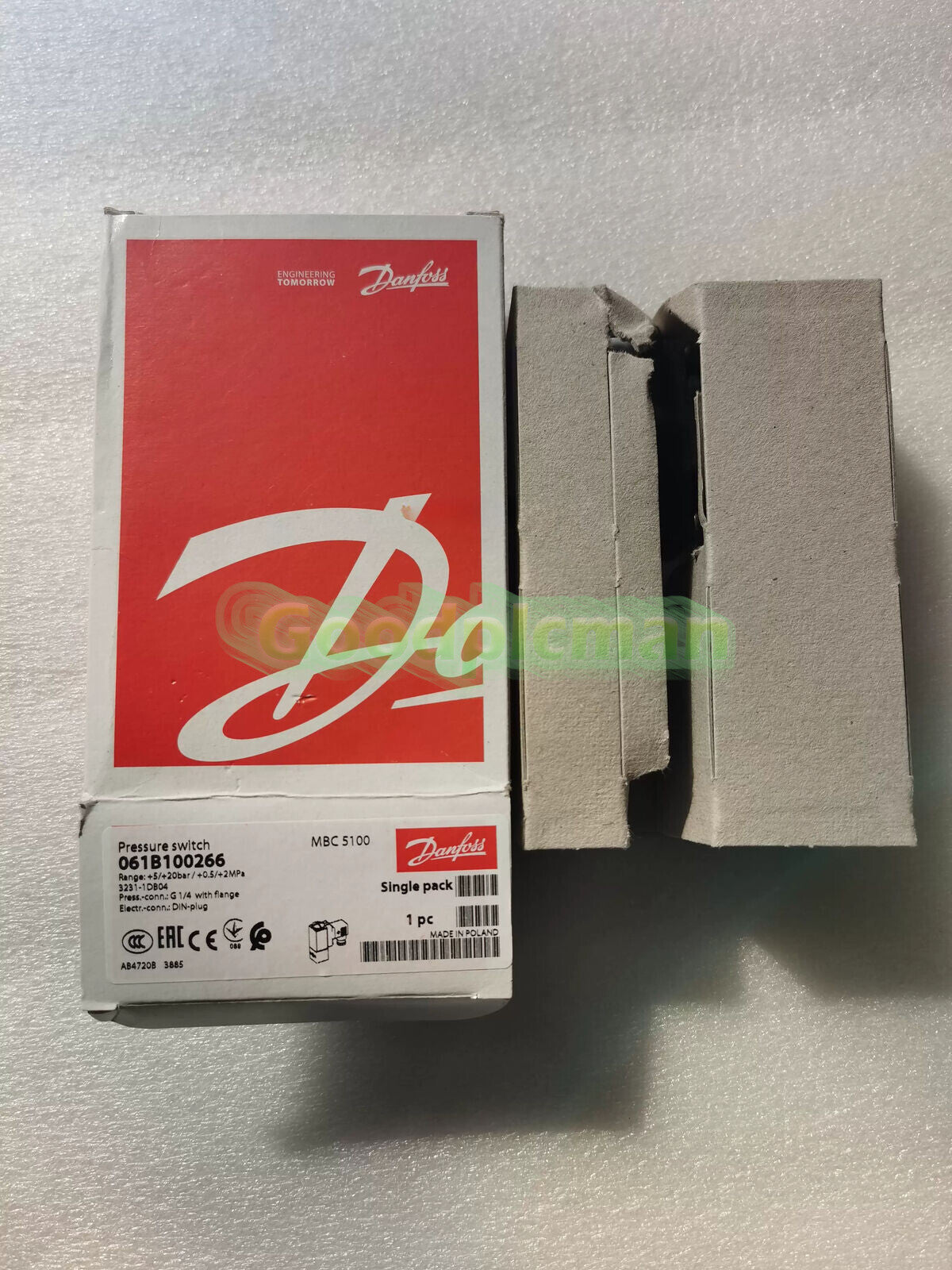 For DANFOSS 061B100266 MBC5100 3231-1DB04 Pressure Switch
