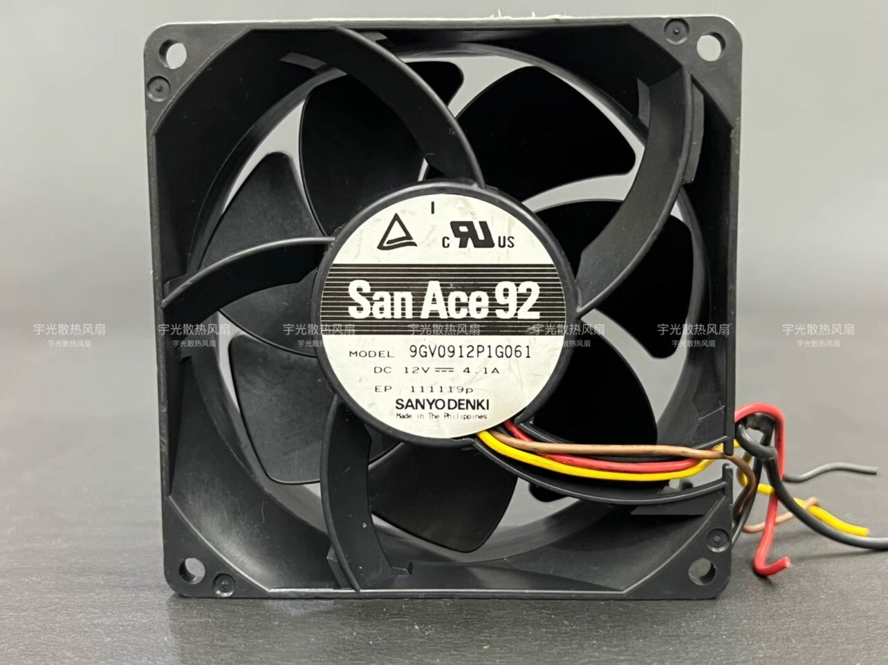 Sanyo 9GV0912P1G061 9038 DC12V 4.1A 9CM 4-Wire High Airflow Cooling Fan