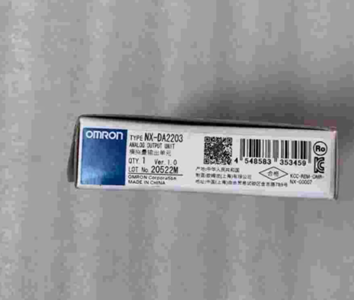 OMRON NX-DA2203 Analog Output Unit - OMRON