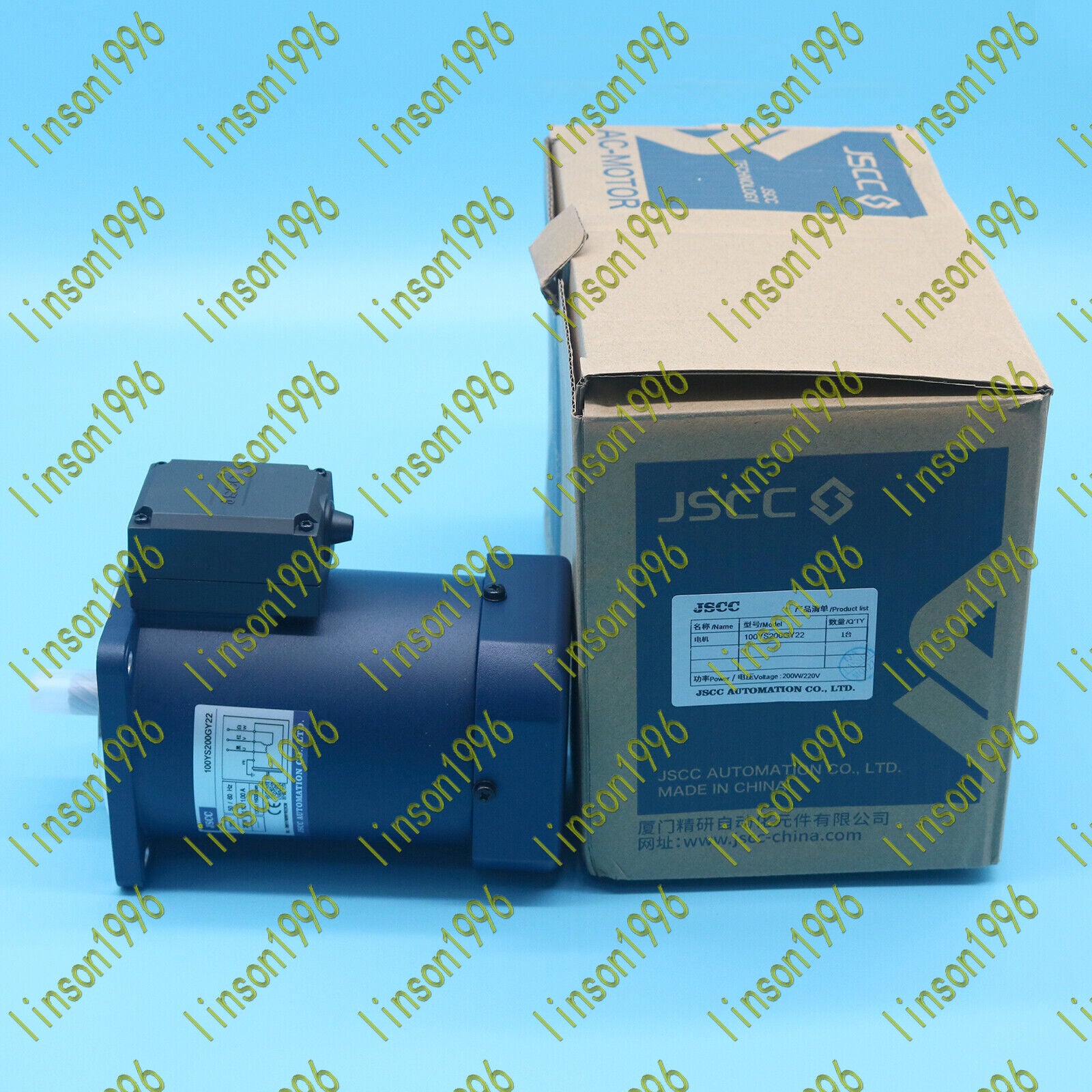 200W 220V Motor, Unique Design by JSCC, 1 Year Warranty - FIT FOR JSCC