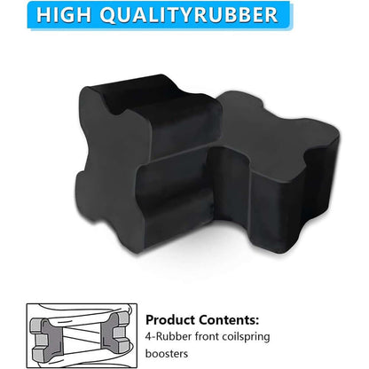new Lift Spacers 4PCS Coil Spring Booster Kit 1" to 1.5" Durable Rubber