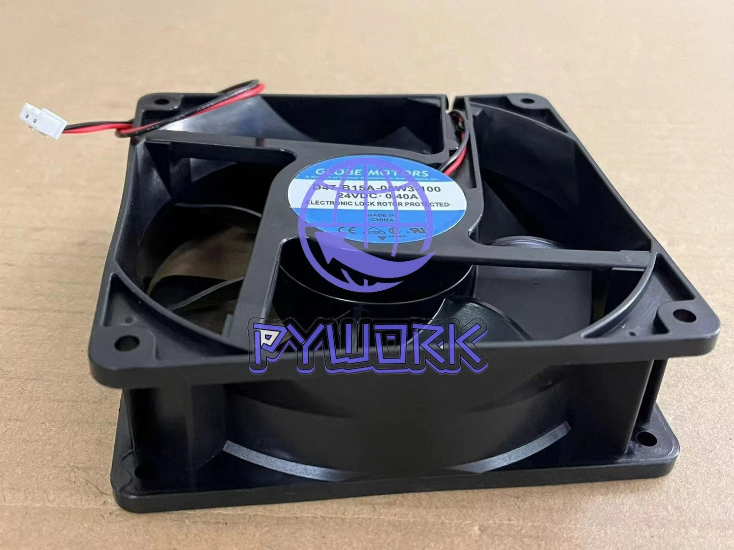 1PCS GLOBE MOTORS D47-B15A-05W3-100 24V 0.40A 12cm inverter cooling fan