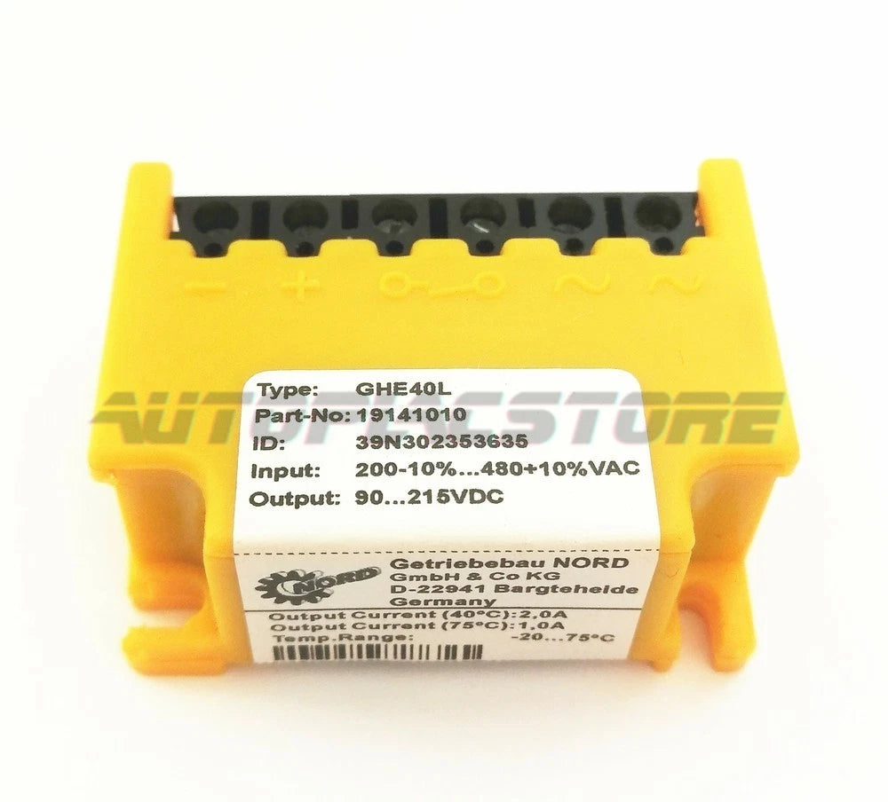 1PC GHE40L(19141010) For NORD Motor Brake Rectifier Block Rectifier Power Supply