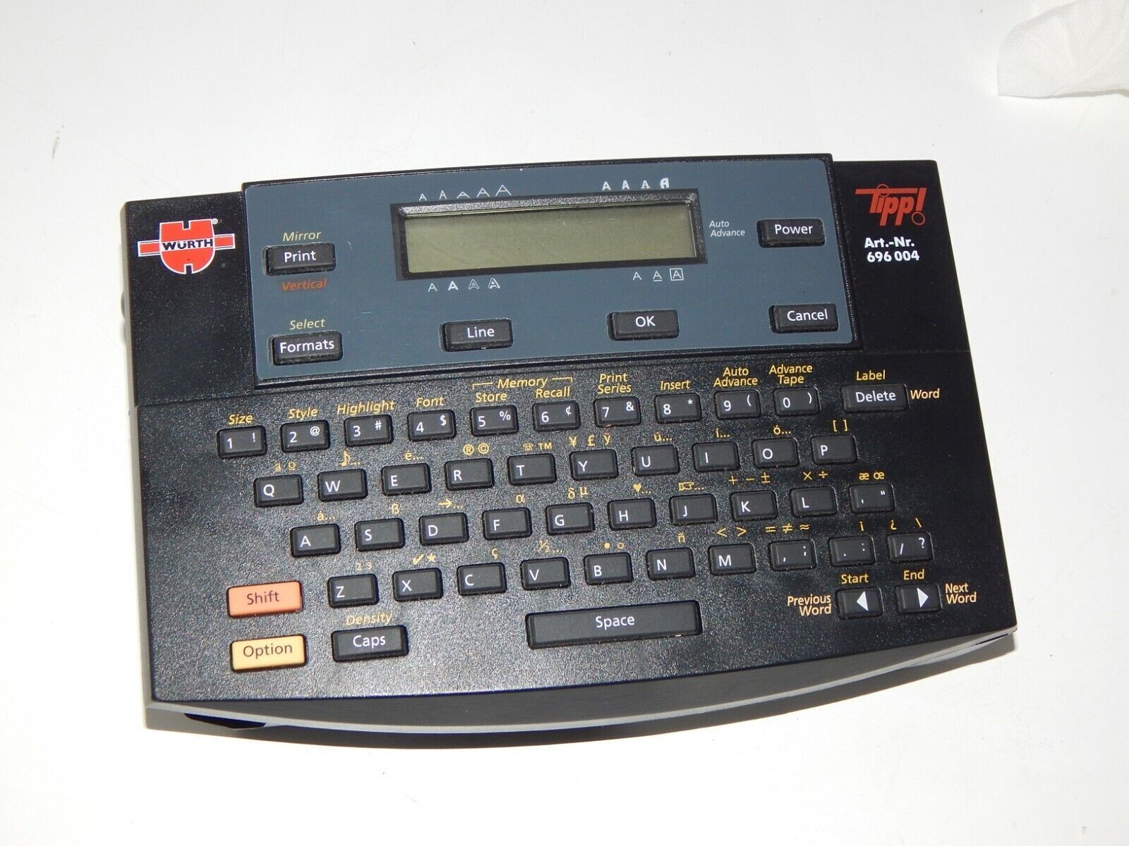 Used Würth ORSY 200 Labeling Device - WÜRTH