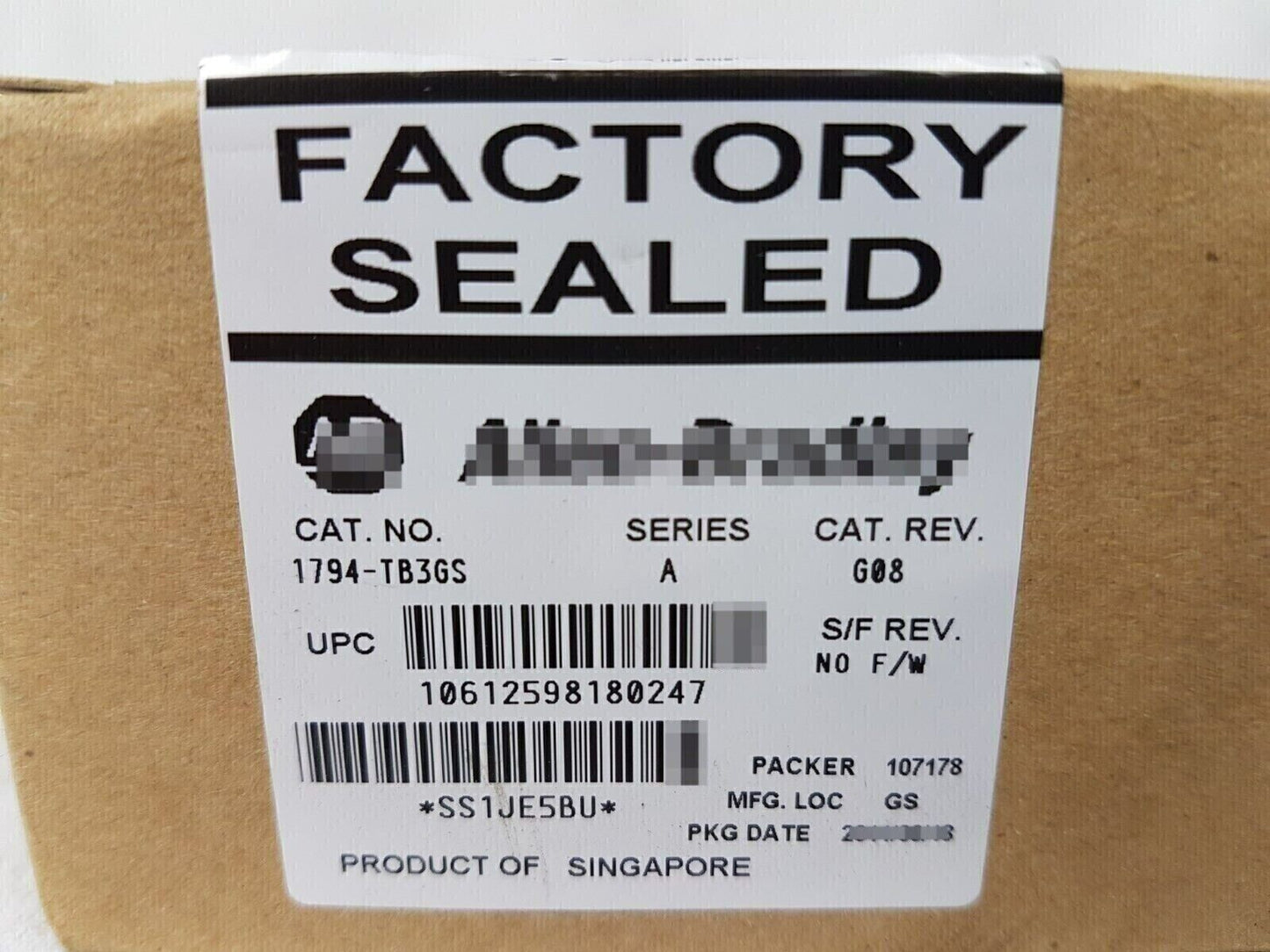 1794-TB3GS AB Flex Terminal Base New Sealed 1PCS Expedited 1794TB3GS - FLEX TECH SOLUTIONS