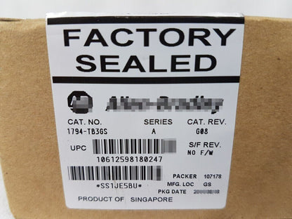 1794-TB3GS AB Flex Terminal Base New Sealed 1PCS Expedited 1794TB3GS - FLEX TECH SOLUTIONS