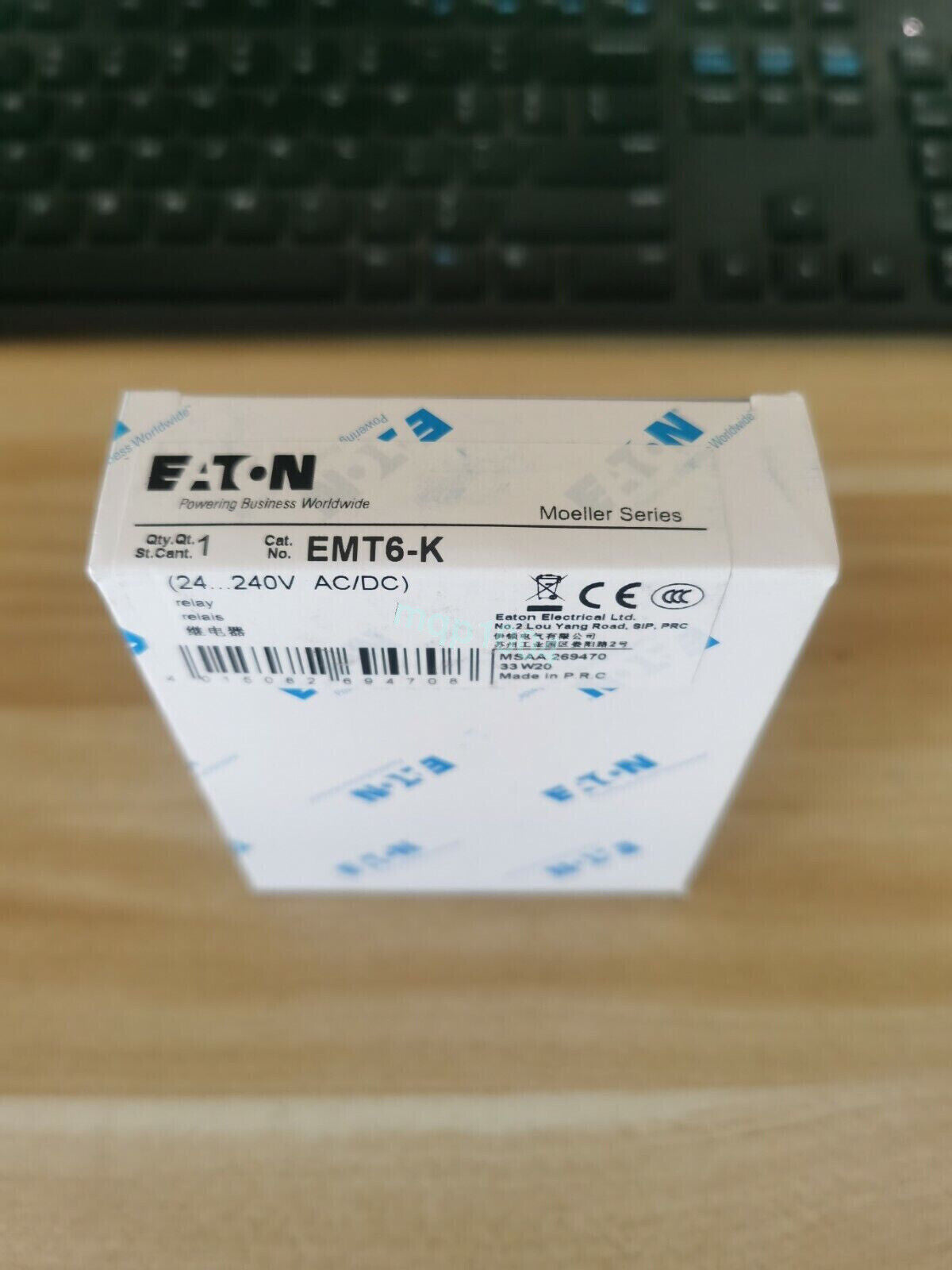 new 1PCS Eaton Moeller EMT6-K EMT6K Relay 24-240VAC/DC In Box - EATON MOELLER