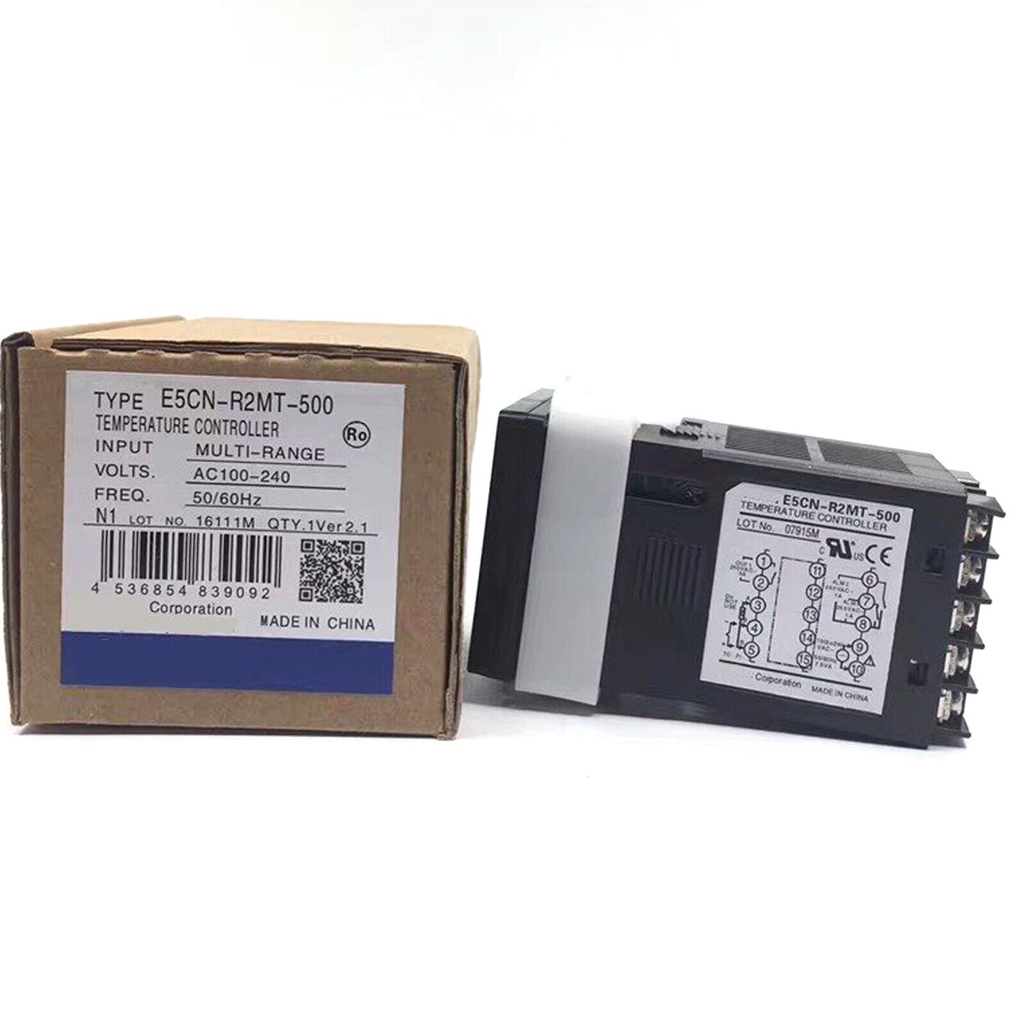 OMRON E5CN-R2MT-500 Temperature Controller 100-240V AC - OMRON