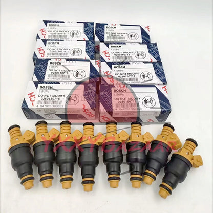8Pcs 0280150718 Bosch Upgrade Fuel Injectors For Ford F150 F250 F350