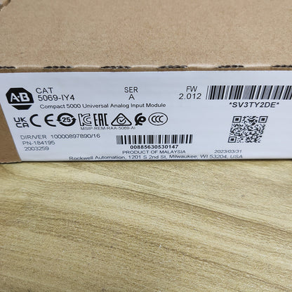 Logix 5000 Input Module 5069-IY4 Factory Sealed Series A 2022 - LOGIX