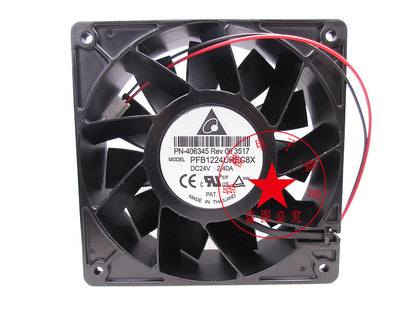 Delta PFB1224UHEC8X 12038 24V 2.40A high air volume inverter fan