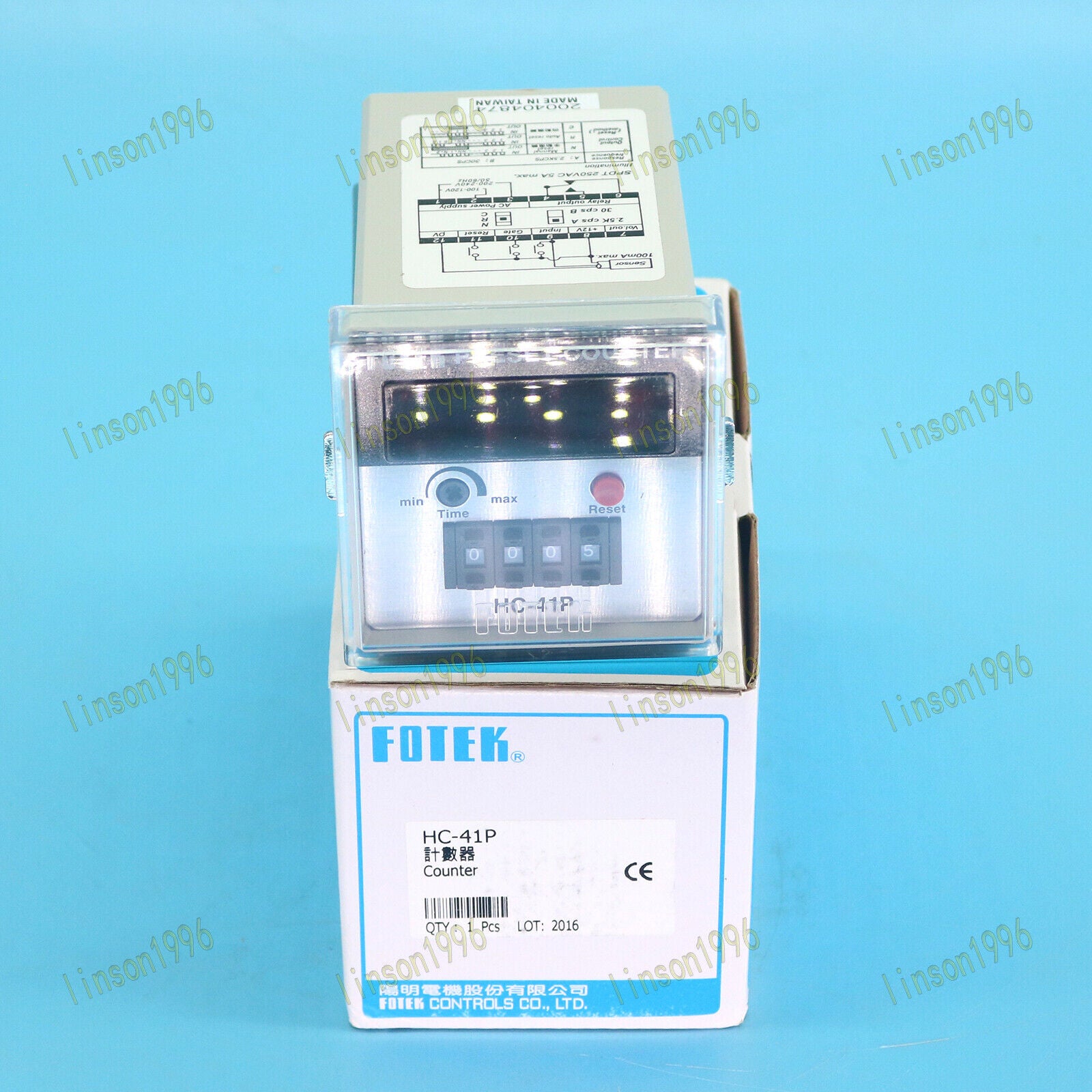 new 1PC  For FOTEK Counter HC-41P In Box ship FOTEK