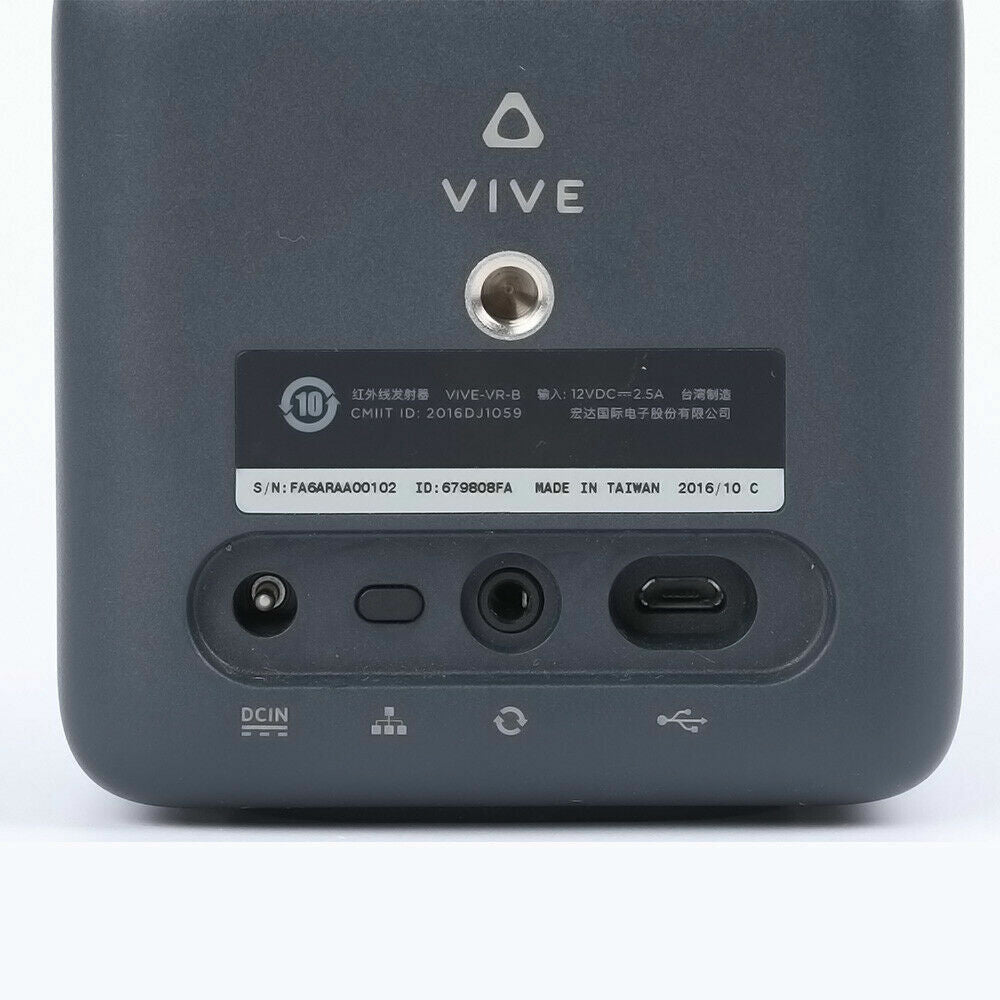 Used HTC Vive VR Base Station 1.0 for Virtual Reality Headsets and Controllers - HTC